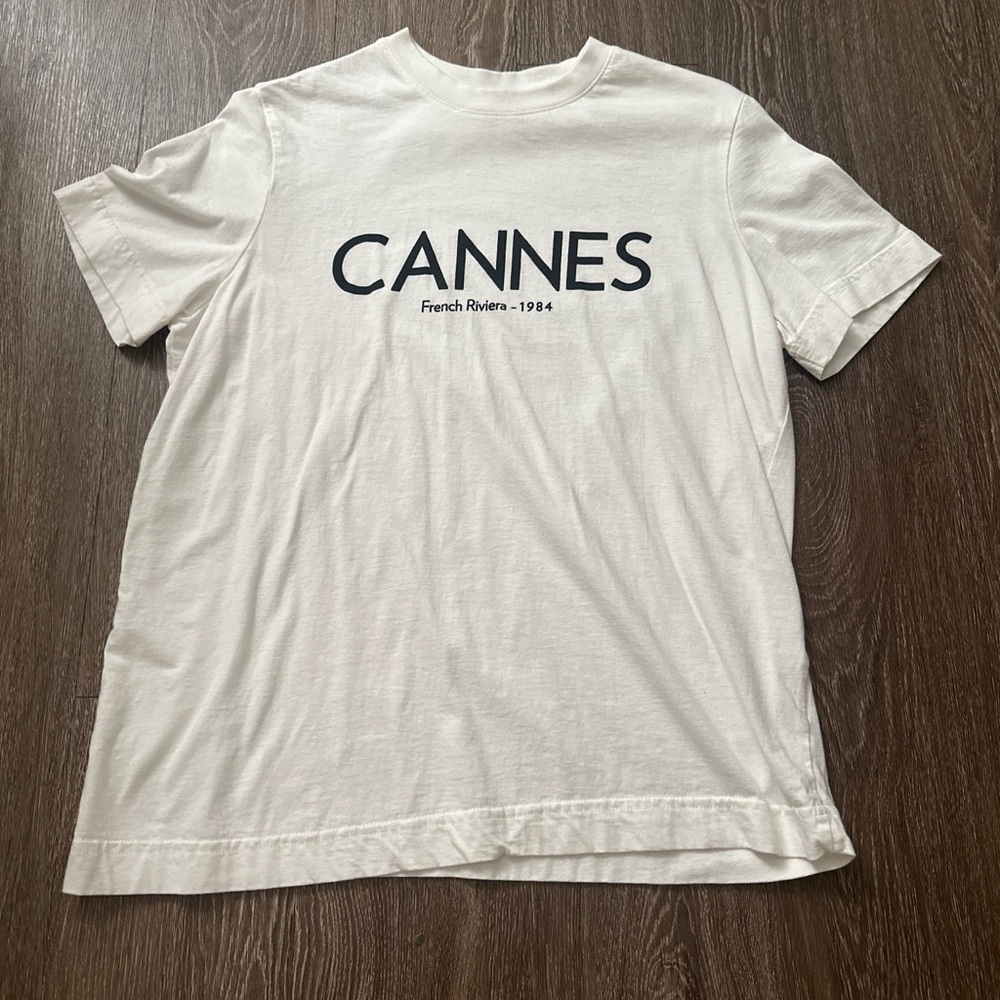 H&M White Short Sleeve Tee